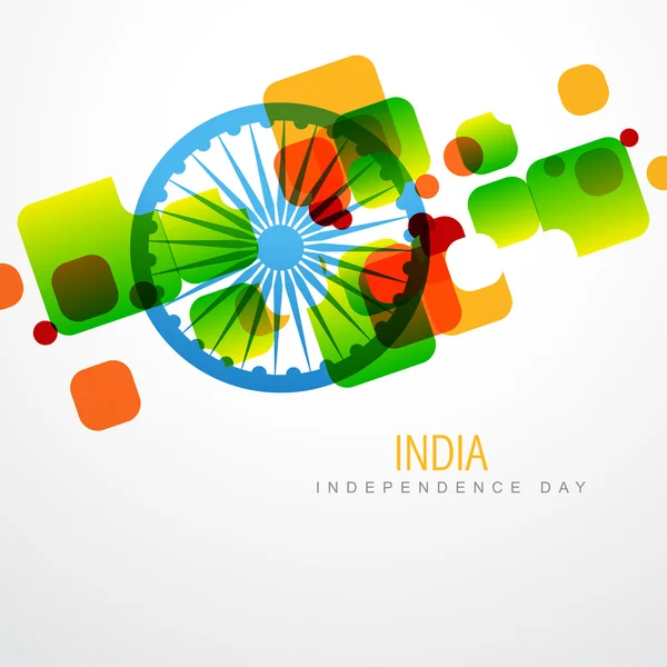 Bandera india creativa — Vector de stock