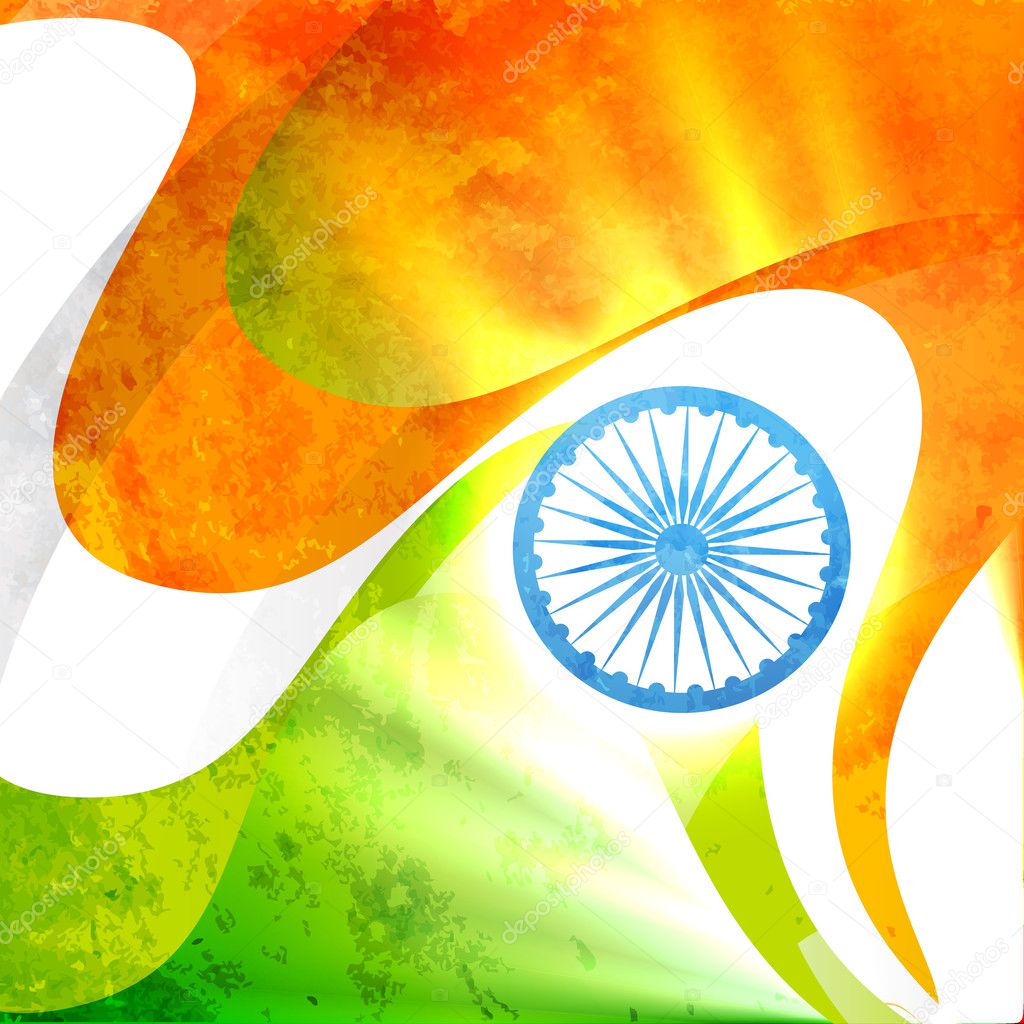 Indian flag design — Stock Vector © pinnacleanimate 11948189