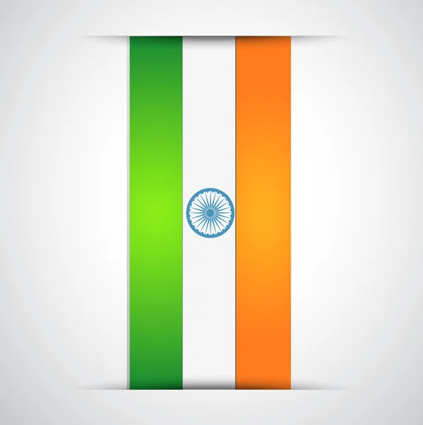 印度国旗设计 — 图库矢量图片