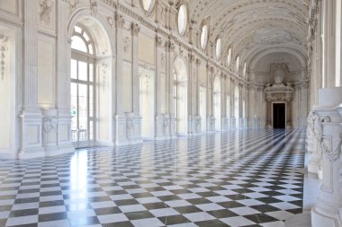 Italy - Royal Palace: Galleria di Diana, Venaria clipart