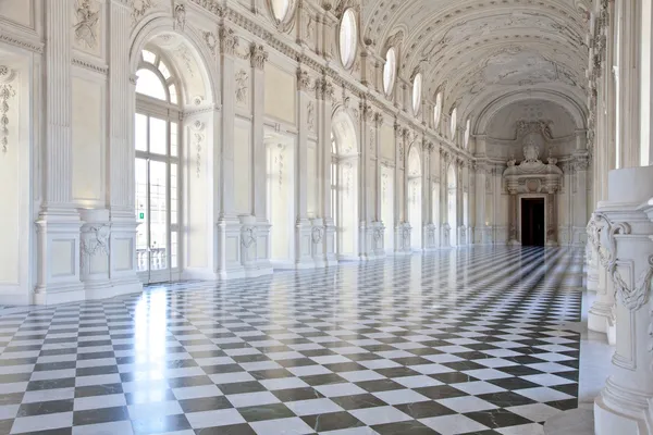 Olaszország - királyi palota: Galleria di Diana, Venaria — Stock Fotó