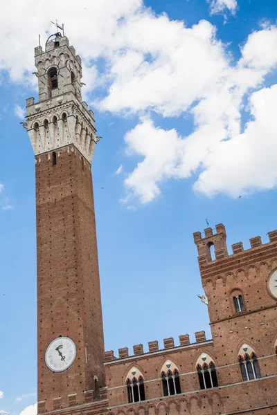 Siena - palazzo comunale, italien — Stockfoto