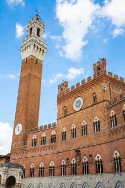 Siena - palazzo comunale, İtalya