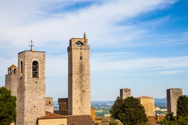 San Gimignano towers — Stock Photo, Image