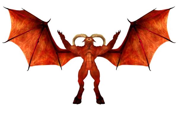 Красный демон — стоковое фото