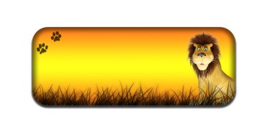 Safari aslan banner
