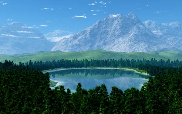 큰 산 — 스톡 사진