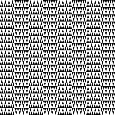 Siyah ve beyaz olarak soyut geometrik desen