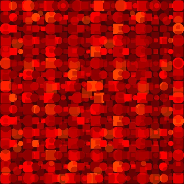 Röd bakgrund med geometriska former — Stockfoto