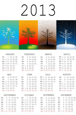 Ağacın her mevsim takvimi 2013