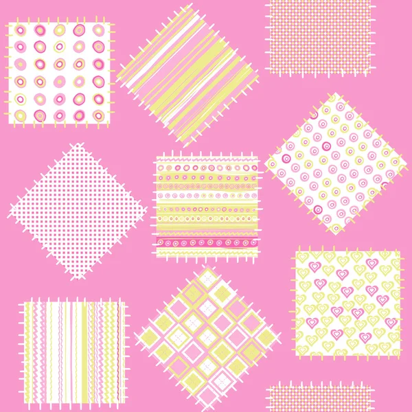 Cobertor para meninas com manchas rosa — Fotografia de Stock