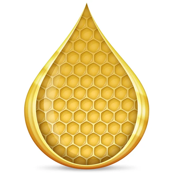 Panal de abeja en caída Fotos de stock libres de derechos