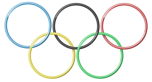 Olympisch symbool Stockfoto