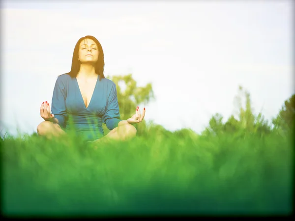 Йога, медитация, духовность — стоковое фото