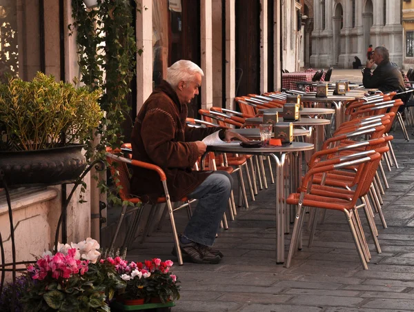 Coffee house in Venice — Stock Photo, Image