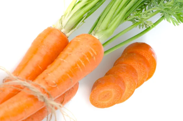 Fetta carote fresche — Foto Stock