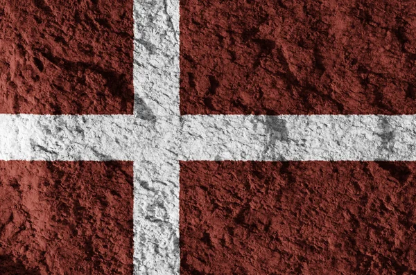 stock image Denmark grunge flag