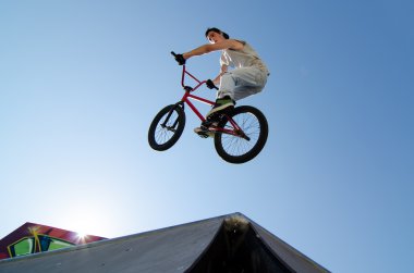 BMX Bike Stunt Table Top clipart