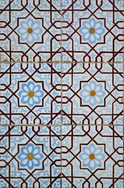 Traditional colored decorative tiles — Stock Photo, Image
