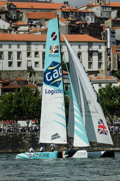GAC pindar konkurować z serii extreme sailing — Zdjęcie stockowe