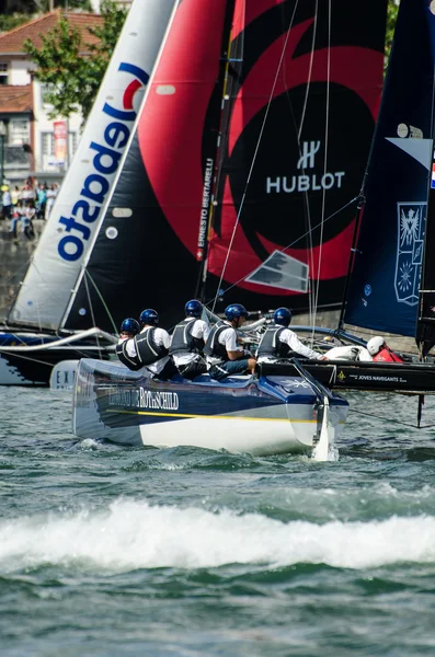 Groupe Edmond de Rothschild compete in the Extreme Sailing Serie — Stock Photo, Image