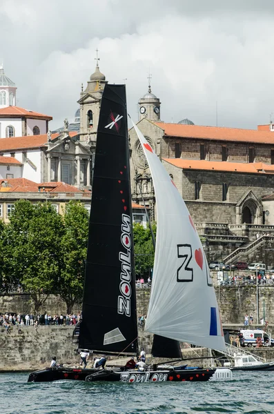 Zoulou tävla i extreme sailing series — Stockfoto