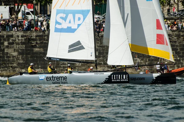SAP Extreme Sailing Team compite en la Extreme Sailing Series — Foto de Stock