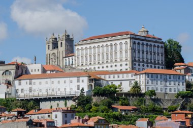 View of Porto city in Portugal clipart