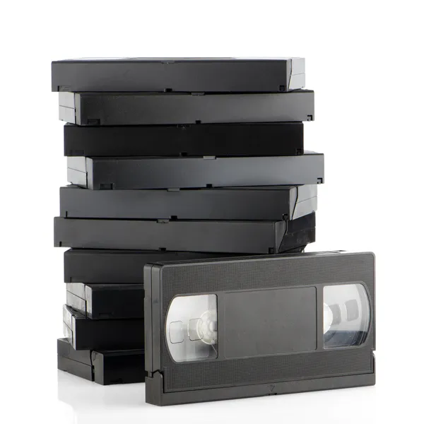 Kupie kasety video — Zdjęcie stockowe