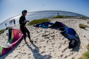 20 Portekizli Milli kitesurf Şampiyonası katılımcıları