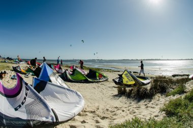 20 Portekizli Milli kitesurf Şampiyonası katılımcıları