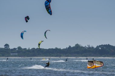 20 Portekizli Milli kitesurf Şampiyonası katılımcıları