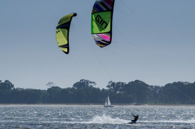 20 Portekizli Milli kitesurf Şampiyonası katılımcıları