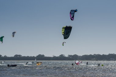 20 Portekizli Milli kitesurf Şampiyonası katılımcıları