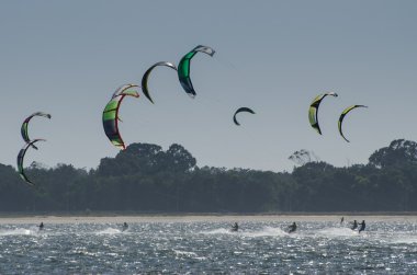 20 Portekizli Milli kitesurf Şampiyonası katılımcıları