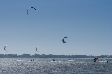 20 Portekizli Milli kitesurf Şampiyonası katılımcıları