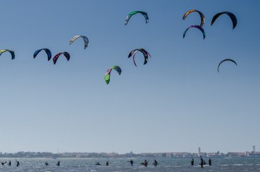 20 Portekizli Milli kitesurf Şampiyonası katılımcıları