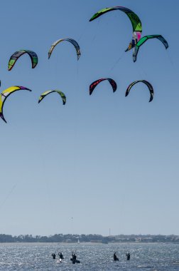 20 Portekizli Milli kitesurf Şampiyonası katılımcıları