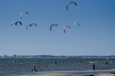 20 Portekizli Milli kitesurf Şampiyonası katılımcıları