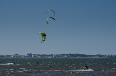 20 Portekizli Milli kitesurf Şampiyonası katılımcıları