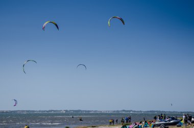 20 Portekizli Milli kitesurf Şampiyonası katılımcıları