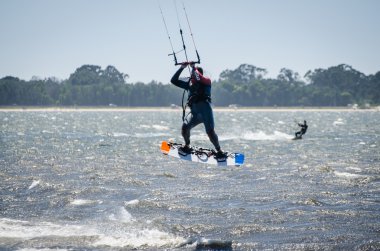 20 Portekizli Milli kitesurf Şampiyonası katılımcıları