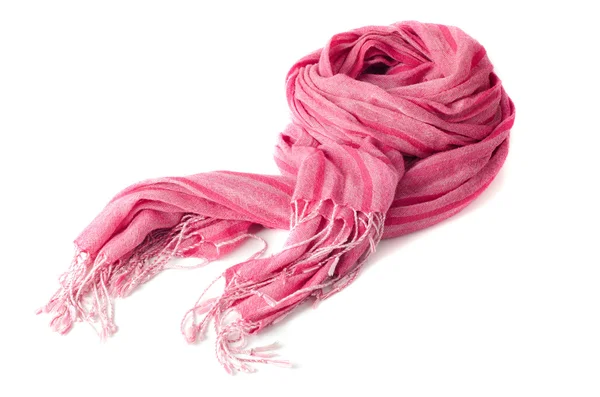 Warmer Schal in rosa — Stockfoto