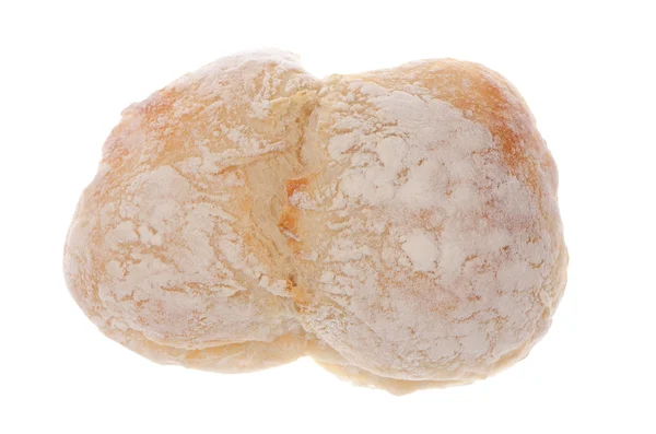 ホワイト小麦の丸いパン — ストック写真