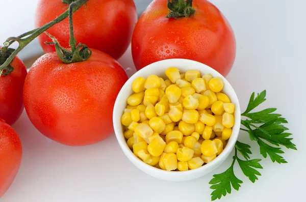 stock image Corn grains on bowl