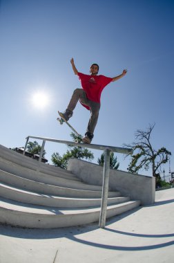 Andre Pereira on a FS Nose Grind clipart