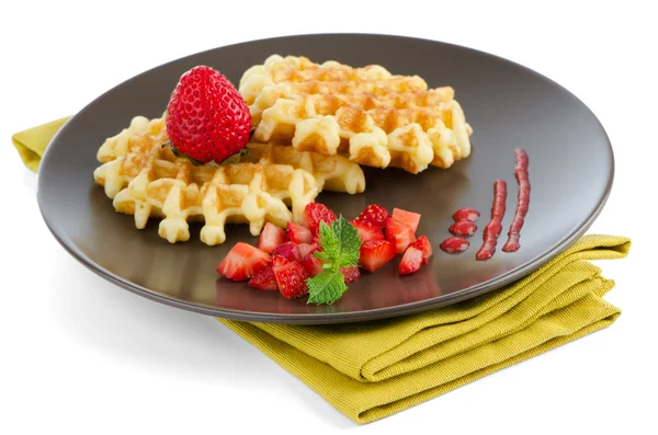 Belgium waffles — Stock Photo, Image