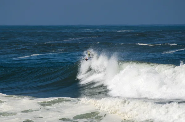 Surfista durante el Campeonato Nacional Abierto de Bodyboard — Foto de Stock