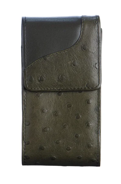 Ciemny zielony tisseu portfel — Zdjęcie stockowe