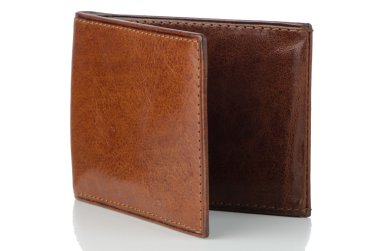 Leather wallet clipart